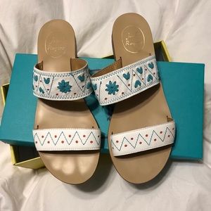 Jack Rogers Adair white/carblue